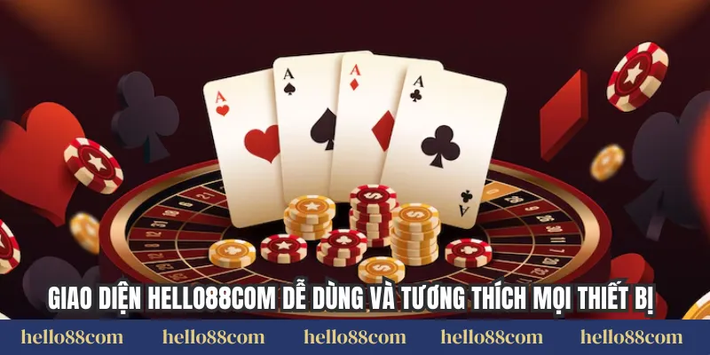 Giao diện Hello88com dễ dùng và tương thích mọi thiết bị